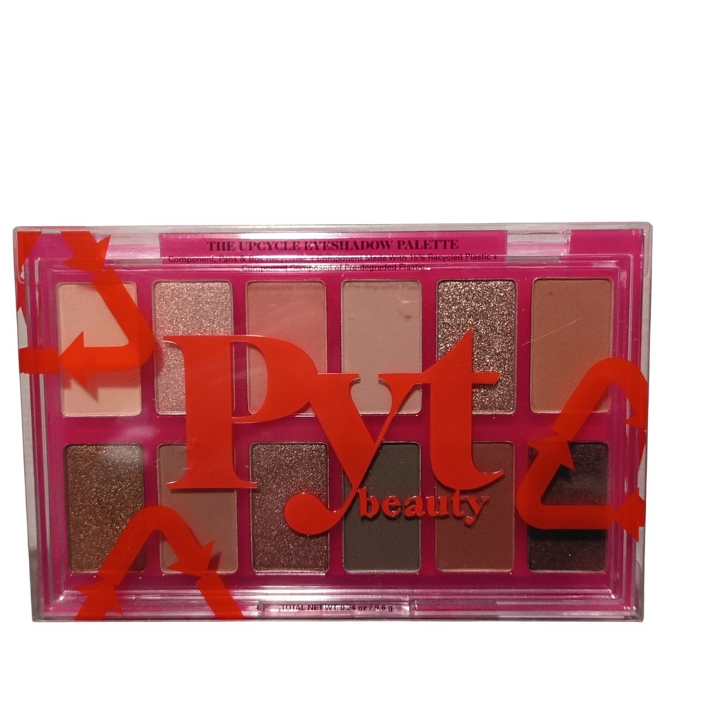 PYT Beauty The Upcycle Eyeshadow Palette Cool Crew Nude 12 Shades New Sealed
